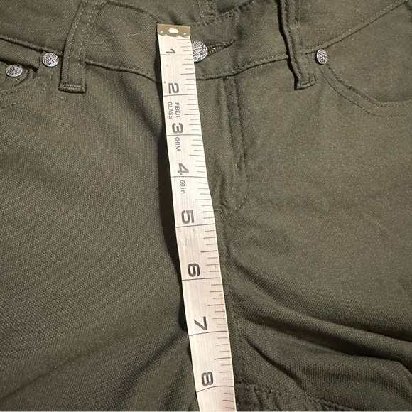 Prana Breanna Cargo Green stretchy moto style stiching multi functional pants 2 - Picture 4 of 16